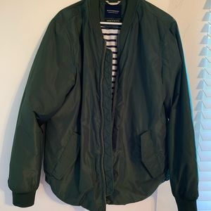 Scotch & Soda Green Bomber Jacket